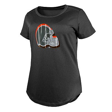 Women's New Era Charcoal Cleveland Browns 2024 NFL Draft T-Shirt