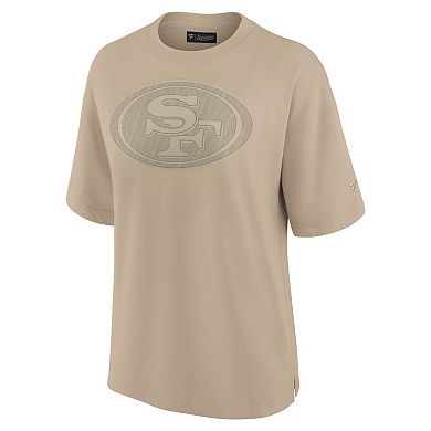 Women's Fanatics Khaki San Francisco 49ers Elements Oversized T-Shirt