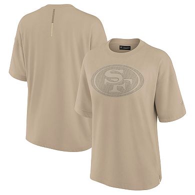 Women's Fanatics Khaki San Francisco 49ers Elements Oversized T-Shirt