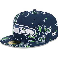 Men's Seattle Seahawks '47 College Navy/Natural Trawler Trucker Clean Up  Snapback Hat