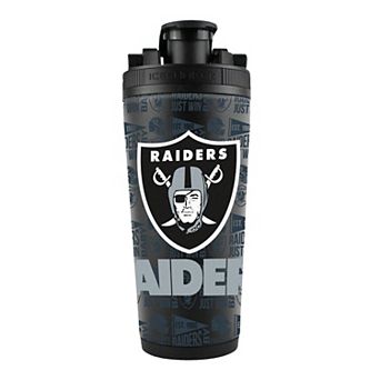 WinCraft Las Vegas Raiders 26oz. 4D Stainless Steel Ice Shaker Bottle