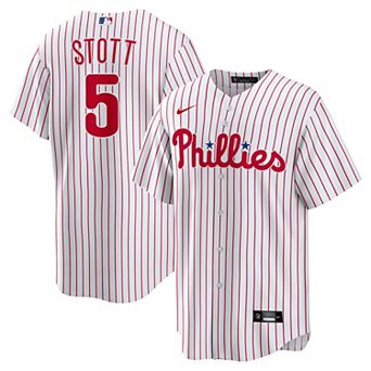 Men's Nike Bryson Stott White Philadelphia Phillies Replica Player Jersey