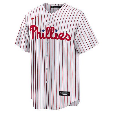 Men's Nike Bryson Stott White Philadelphia Phillies Replica Player Jersey