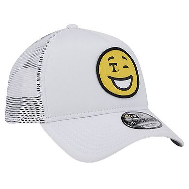Men's New Era White Tennessee Volunteers Wink Foam Trucker Adjustable Hat