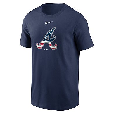 Men's Nike Navy Atlanta Braves Americana T-Shirt