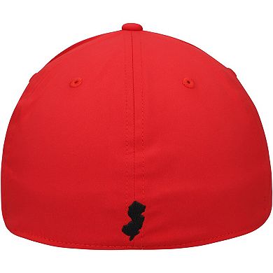 Men's adidas Red New Jersey Devils Circle Logo Flex Hat