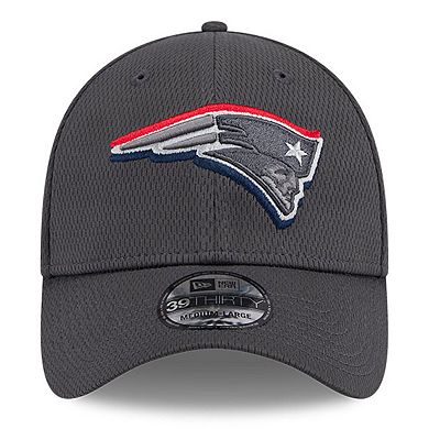 Men's New Era  Graphite New England Patriots 2024 NFL Draft 39THIRTY Flex Hat
