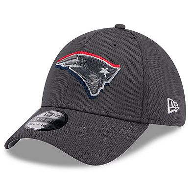 Men's New Era  Graphite New England Patriots 2024 NFL Draft 39THIRTY Flex Hat