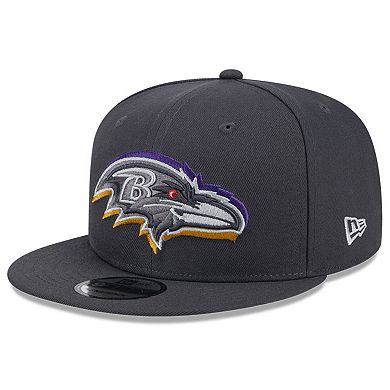 Men's New Era  Graphite Baltimore Ravens 2024 NFL Draft 9FIFTY Snapback Hat