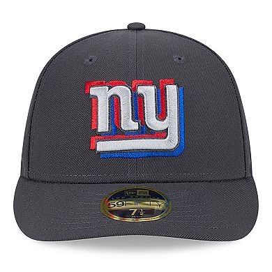 Men's New Era  Graphite New York Giants 2024 NFL Draft Low Profile 59FIFTY Fitted Hat