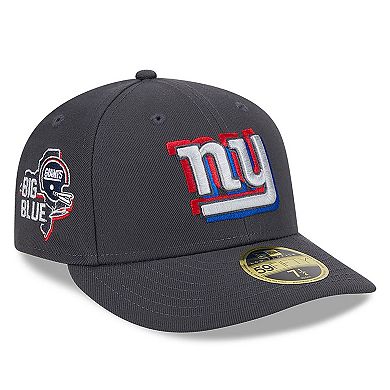 Men's New Era  Graphite New York Giants 2024 NFL Draft Low Profile 59FIFTY Fitted Hat