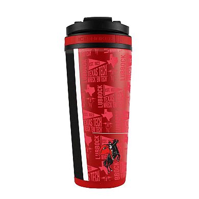 WinCraft Texas Tech Red Raiders 26oz. 4D Stainless Steel Ice Shaker Bottle