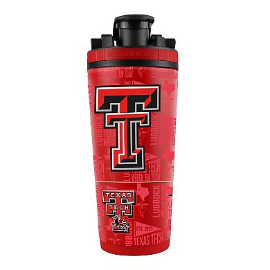 WinCraft Texas Tech Red Raiders 26oz. 4D Stainless Steel Ice Shaker Bottle