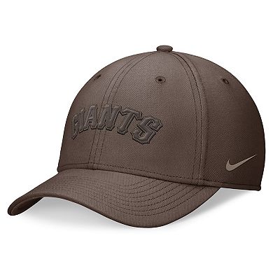 Men's Nike Brown San Francisco Giants Statement Ironstone Performance SwooshFlex Hat