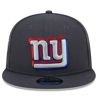 Youth New Era  Graphite New York Giants 2024 NFL Draft 9FIFTY Snapback Hat