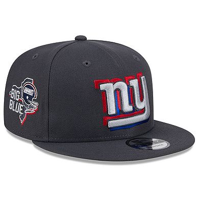 Youth New Era  Graphite New York Giants 2024 NFL Draft 9FIFTY Snapback Hat