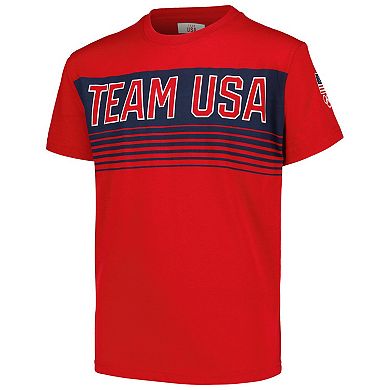Youth Red Team USA Bold Stripes T-Shirt