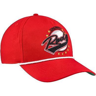 Men's '47 Red Cincinnati Reds Wax Pack Collection Premier Hitch Adjustable Hat