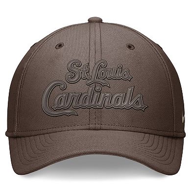 Men's Nike Brown St. Louis Cardinals Statement Ironstone Performance SwooshFlex Hat
