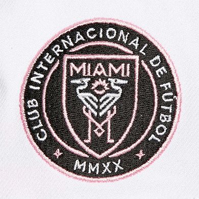 Men's Mitchell & Ness White Inter Miami CF Palm Tree Pro Snapback Hat