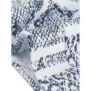 Plus Size Bikini Set For Women Crop Top High Waisted Swimsuits Two Piece Bathing Suits Swimwear