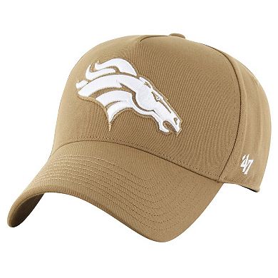 Men's '47 Tan Denver Broncos Ballpark MVP Adjustable Hat