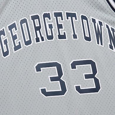 Men's Mitchell & Ness Patrick Ewing Gray Georgetown Hoyas 1983/84 Swingman Player Jersey