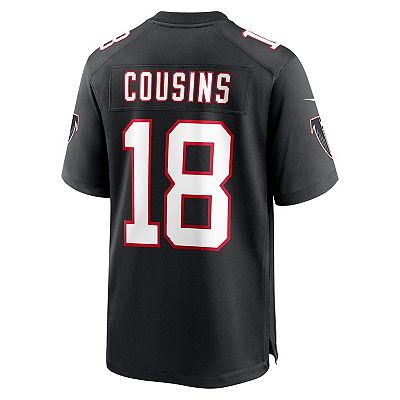 Men's Nike Kirk Cousins Black Atlanta Falcons Alternate Game