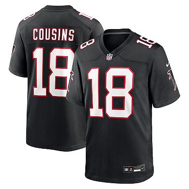 Men's Nike Kirk Cousins Black Atlanta Falcons Alternate Game Player Jersey