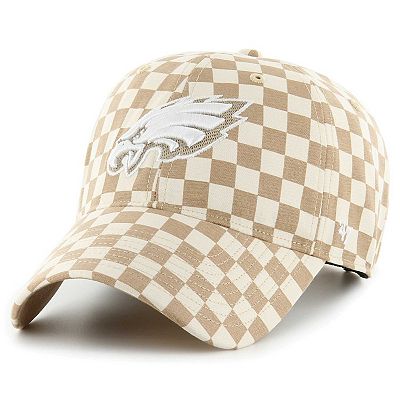 Women s 47 Tan Philadelphia Eagles Vibe Check Clean Up Adjustable Hat