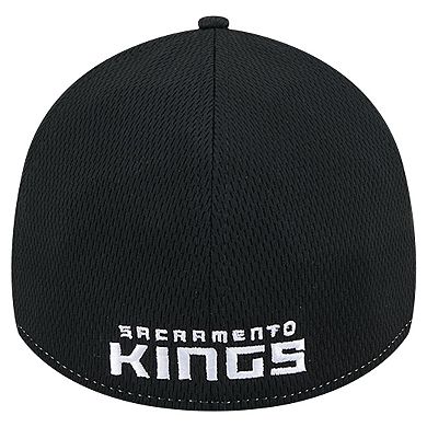 Men's New Era Heather Gray/Black Sacramento Kings Two-Tone 39THIRTY Flex Hat