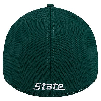 Men's New Era Heather Gray/Green Michigan State Spartans Two-Tone 39THIRTY Flex Hat