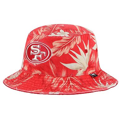 Men's '47 Scarlet San Francisco 49ers Tropicalia Bucket Hat
