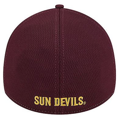 Men's New Era Heather Gray/Maroon Arizona State Sun Devils Two-Tone 39THIRTY Flex Hat