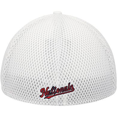 Men's New Era White Washington Nationals REPREVEÂ Neo 39THIRTY Flex Hat