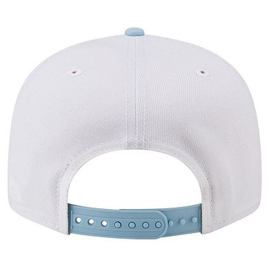 Men's New Era White/Light Blue Dallas Cowboys 2-Tone Color Pack 9FIFTY Snapback Hat
