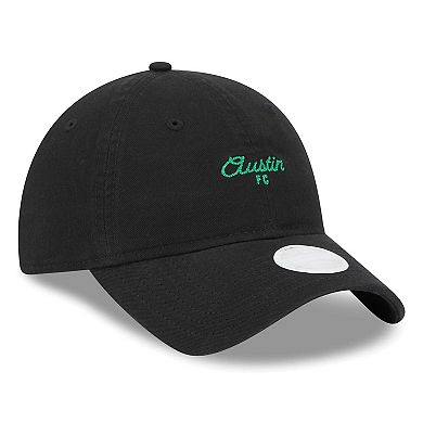 Women's New Era Black Austin FC Throwback 9TWENTY Adjustable Hat