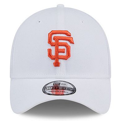 Men's New Era White San Francisco Giants Evergreen 39THIRTY Flex Hat