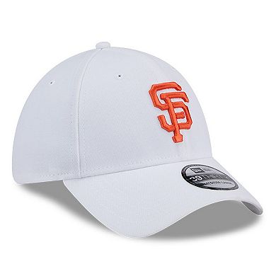 Men's New Era White San Francisco Giants Evergreen 39THIRTY Flex Hat