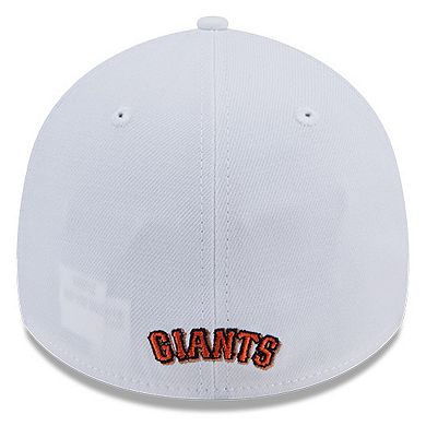 Men's New Era White San Francisco Giants Evergreen 39THIRTY Flex Hat