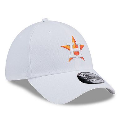 Men's New Era White Houston Astros Evergreen 39THIRTY Flex Hat