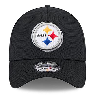 Men's New Era  Black Pittsburgh Steelers 2024 NFL Draft 39THIRTY Flex Hat