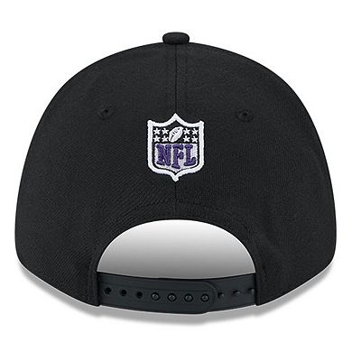 Men's New Era  Black Baltimore Ravens 2024 NFL Draft 9FORTY Adjustable Hat
