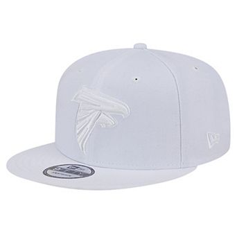 Men's New Era Atlanta Falcons Main White on White 9FIFTY Snapback Hat