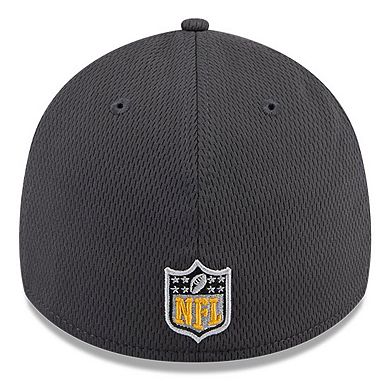 Men's New Era  Graphite Pittsburgh Steelers 2024 NFL Draft 39THIRTY Flex Hat