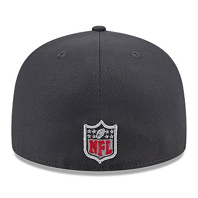 Men's New Era  Graphite Tampa Bay Buccaneers Official 2024 NFL Draft On Stage 59FIFTY Fitted Hat