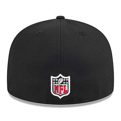 Men's New Era Black Atlanta Falcons 2024 NFL Draft 59FIFTY Fitted Hat