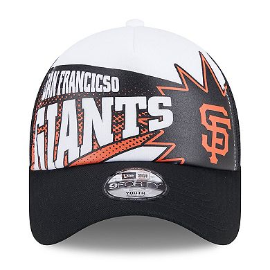 Youth New Era Black San Francisco Giants Boom 9FORTY Adjustable Hat