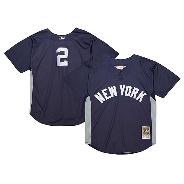 Men's Mitchell & Ness Derek Jeter Navy New York Yankees Cooperstown ...