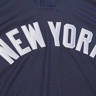 Men's Mitchell & Ness Derek Jeter Navy New York Yankees Cooperstown Collection Batting Practice Jersey
